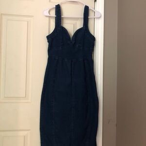 7th & Hudson dark denim fitted dress